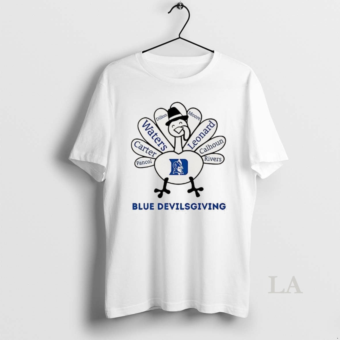 Original Duke Turkey Blue Devilsgiving Thanksgiving With Heroes Shirt Hoodie Sweatshirt | PurePodTees.com
