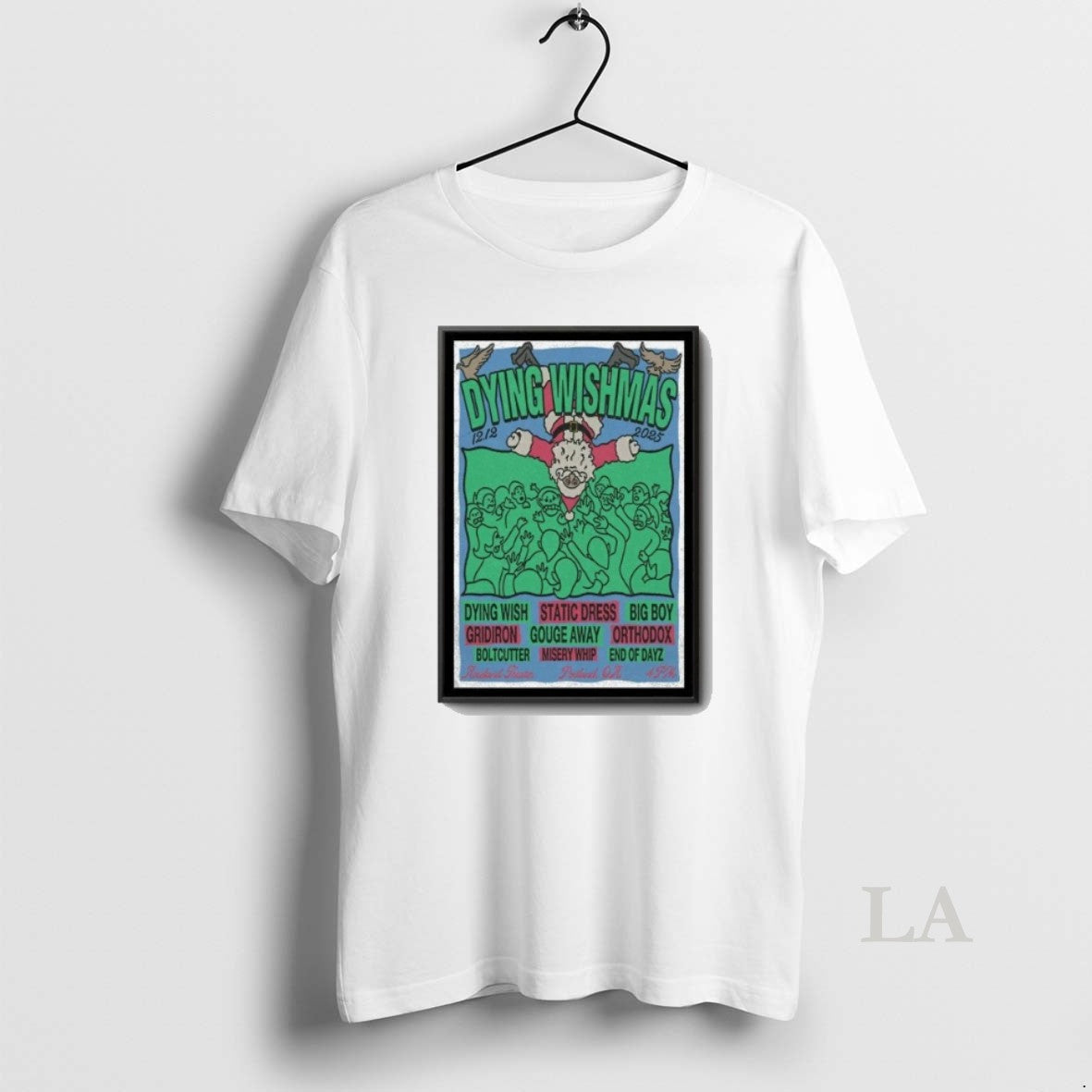 Original Dying Wishmas Roseland Theater Portland December 12 2025 Shirt Hoodie Sweatshirt | PurePodTees.com