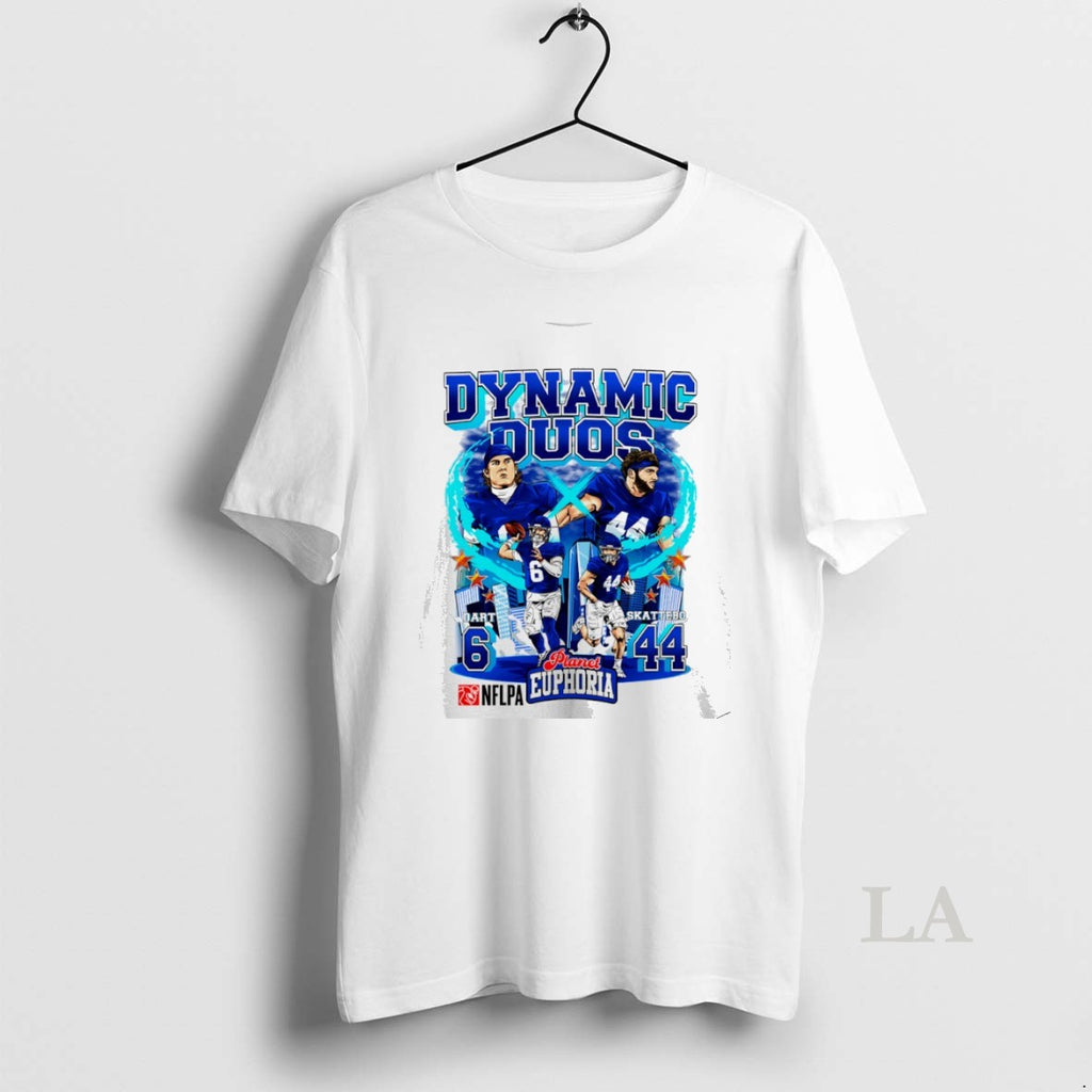 Original Dynamic Duos Jaxson Dart And Cam Skattebo New York Giants Football Comic