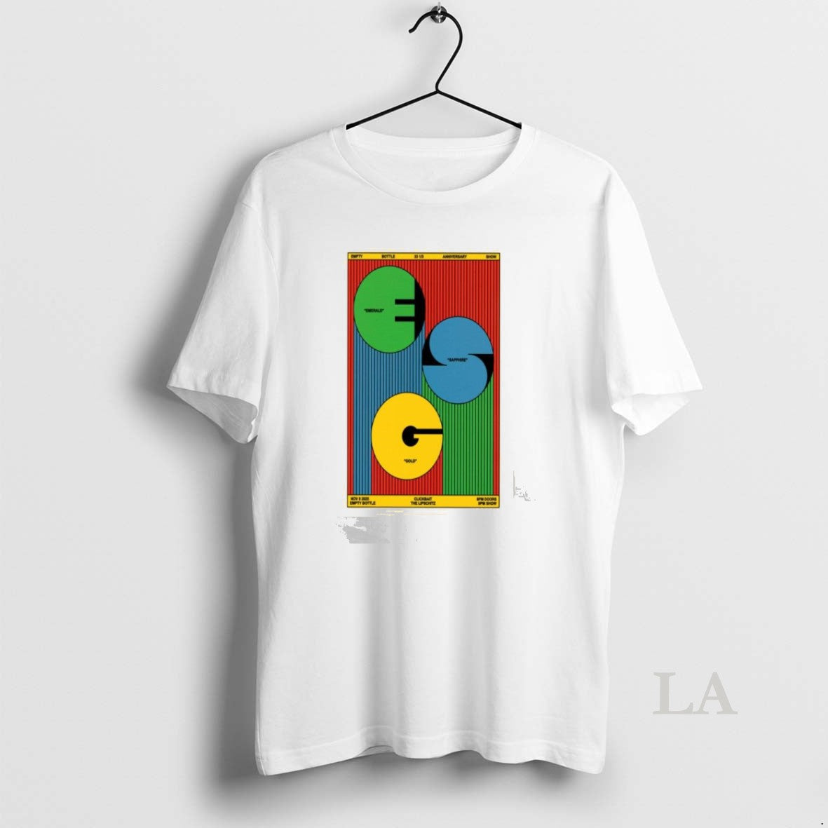 Original Esg Band Empty Bottle November 9 2025 Chicago Il Concert Shirt Hoodie Sweatshirt | PurePodTees.com