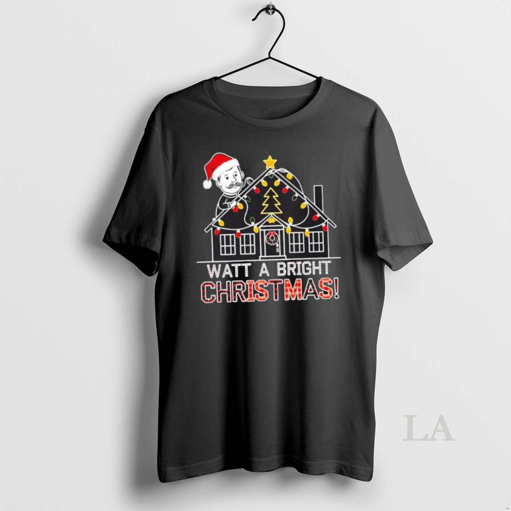 Original Electrician Watt A Bright Christmas House Lights Shirt Hoodie Sweatshirt | PurePodTees.com