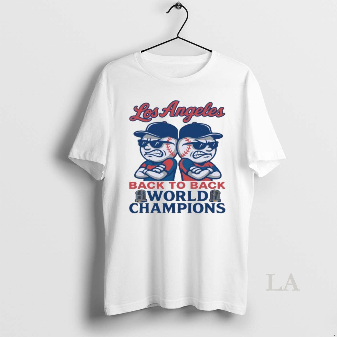 Original Emoji Los Angeles Dodgers Back To Back World Champions Shirt Hoodie Sweatshirt | PurePodTees.com