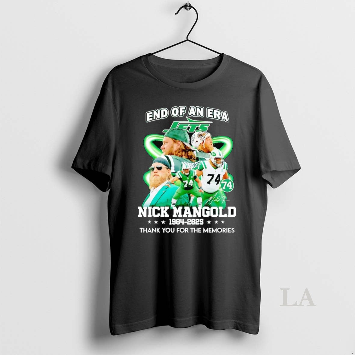 Original End Of An Era Nick Mangold 1984 2025 Jets Signature Shirt Hoodie Sweatshirt | PurePodTees.com