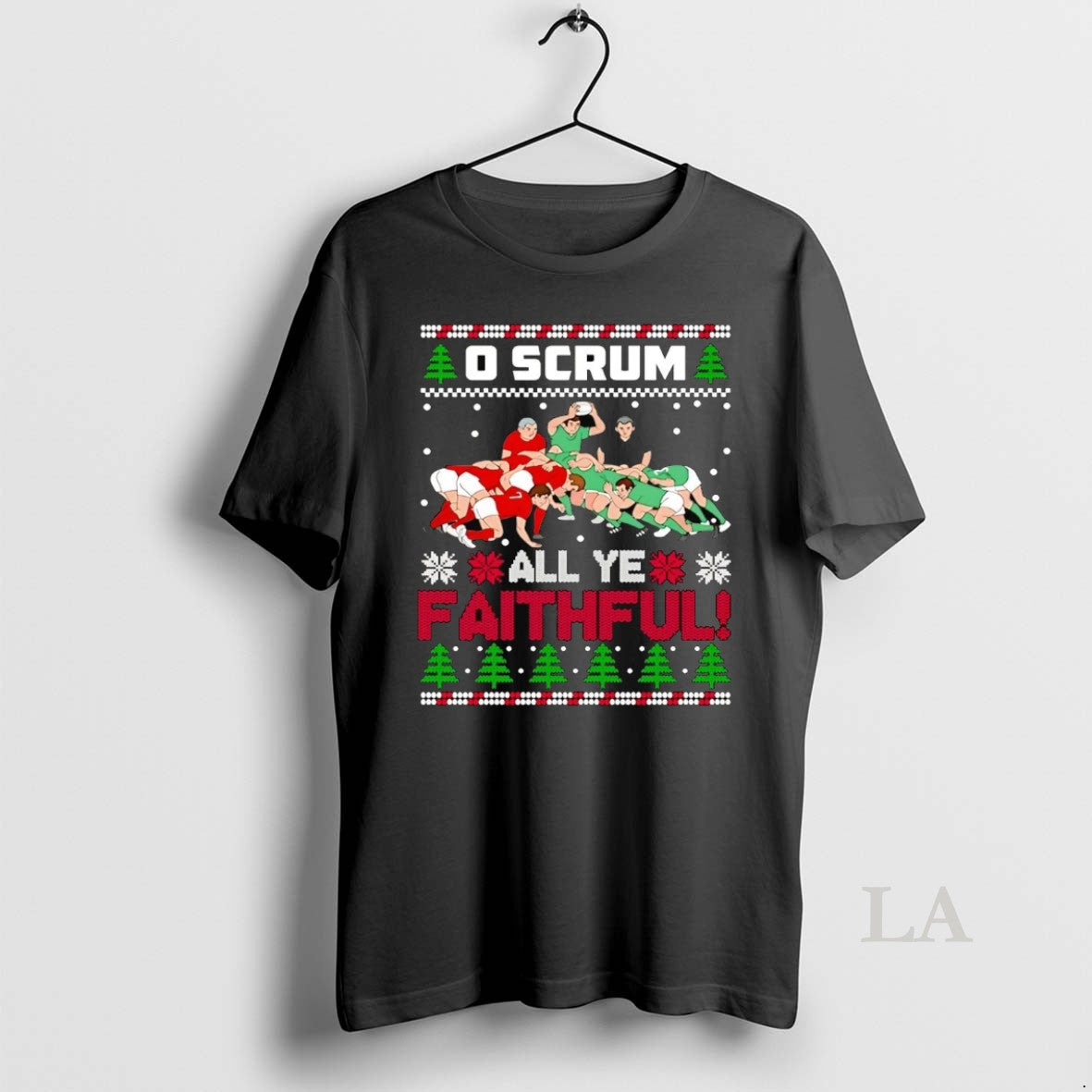 Original Faithfull Rugby O Scrum All Ye Christmas Shirt Hoodie Sweatshirt | PurePodTees.com