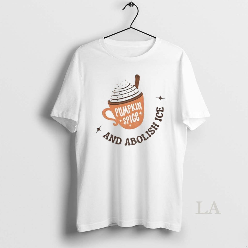 Original Fall Pumpkin Spice Abolish Ice Anti Fascism Anti Ice Shirt Hoodie Sweatshirt | PurePodTees.com