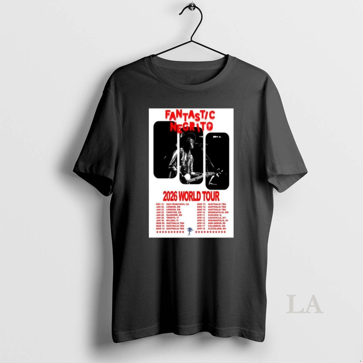 Original Fantastic Negrito 2026 World Tour Long Sleve Shirt Hoodie Sweatshirt | PurePodTees.com