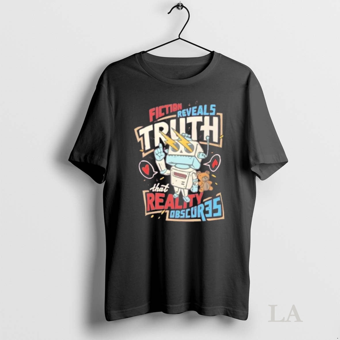 Original Fiction Reveals Truth Sci Fi Robot Shirt Hoodie Sweatshirt | PurePodTees.com