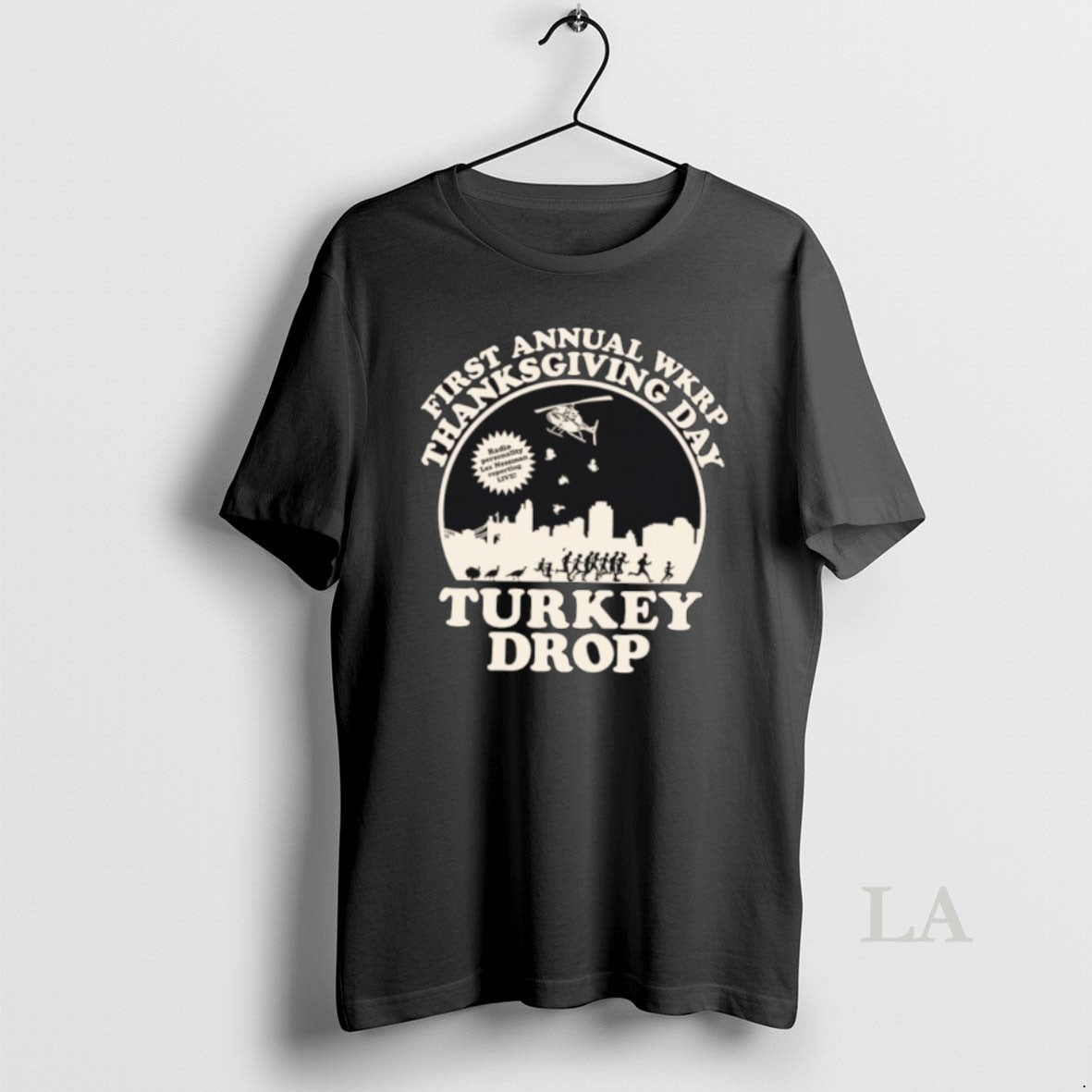 Original First Annual Wkrp Thanksgiving Day Turkey Drop Shirt Hoodie Sweatshirt | PurePodTees.com