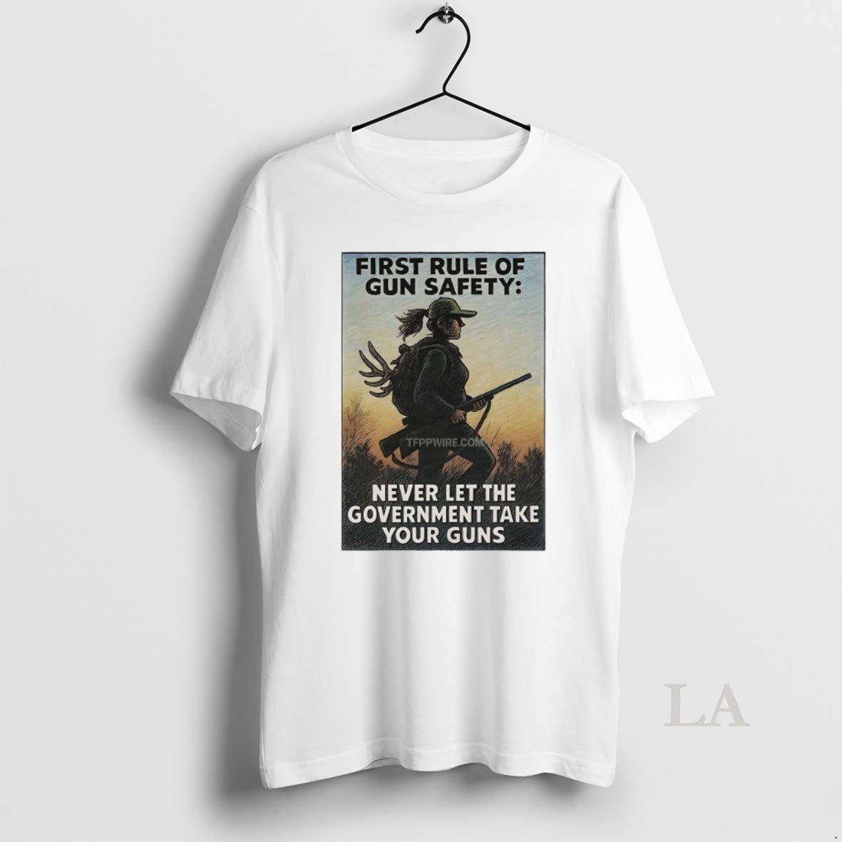 Original First Rule Of Gun Safety Never Let The Government Take Your Guns Shirt Hoodie Sweatshirt | PurePodTees.com