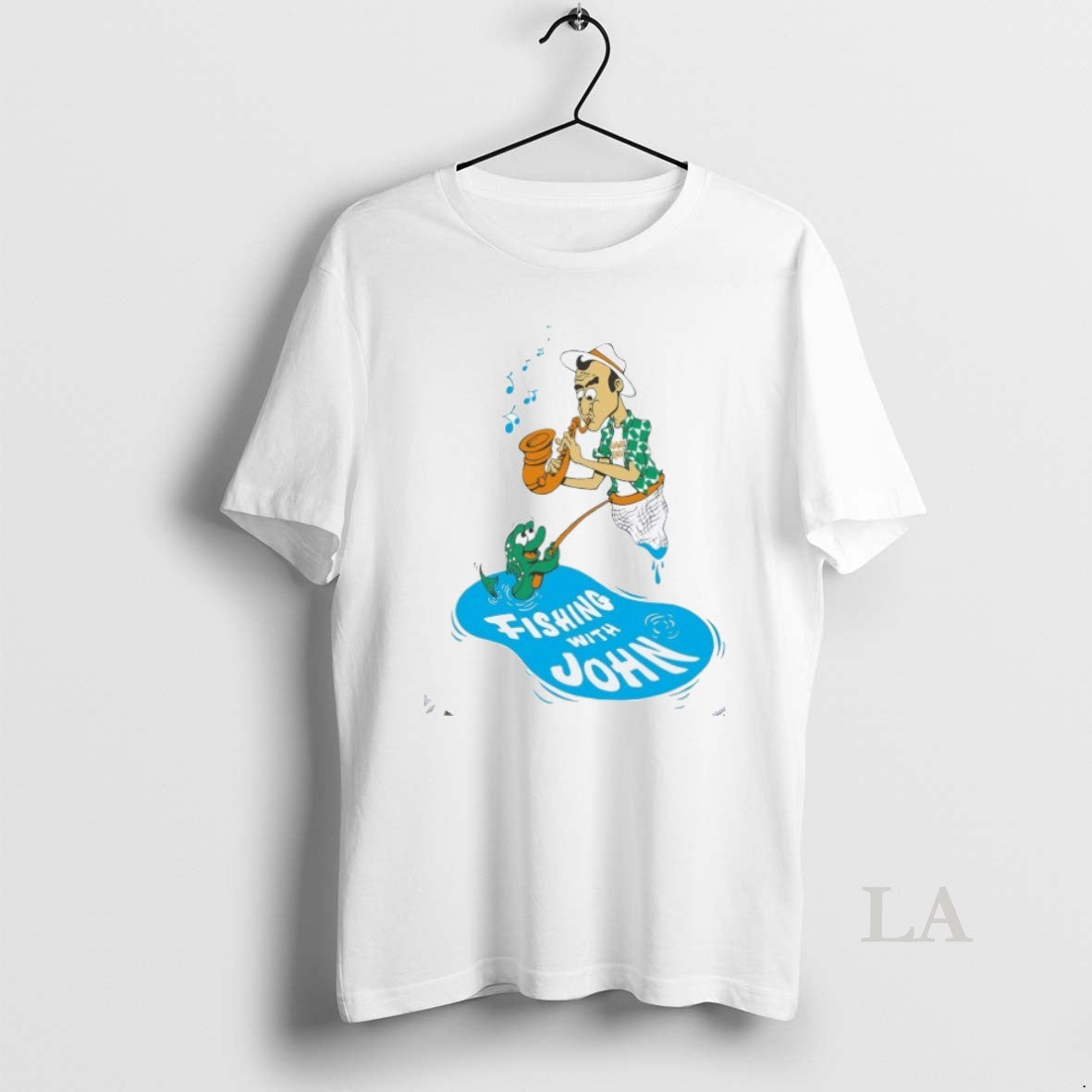 Original Fishing With John Trumpet Shirt Hoodie Sweatshirt | PurePodTees.com