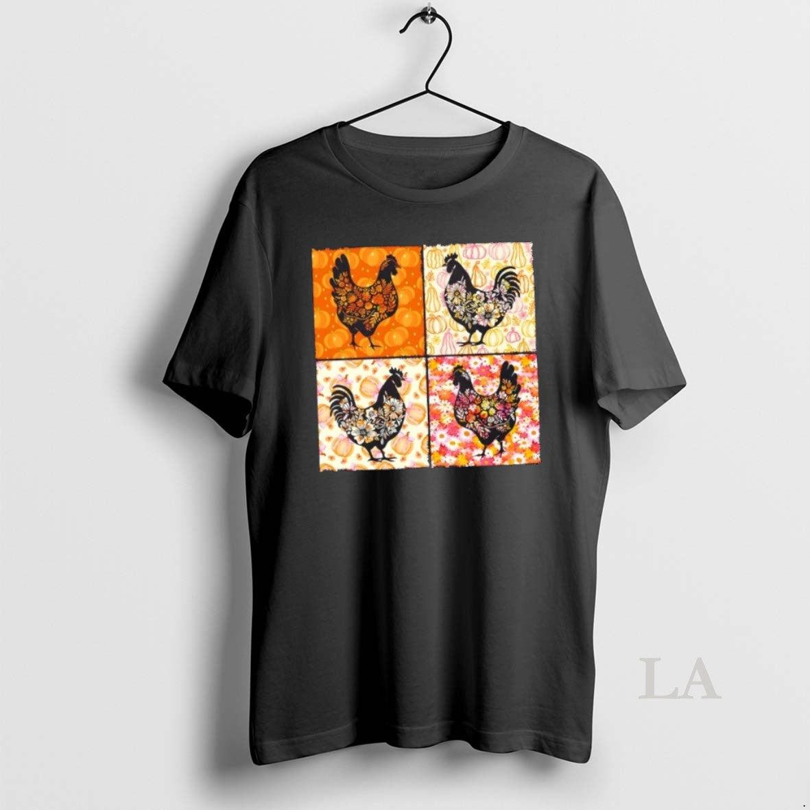 Original Floral Fall Chicken Cute Thankgiving Shirt Hoodie Sweatshirt | PurePodTees.com