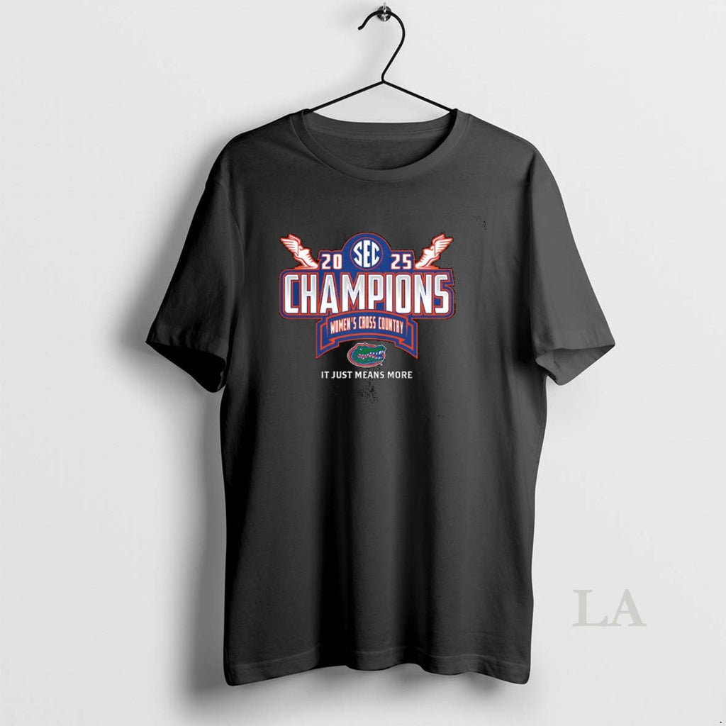 Original Florida Gators 2025 Sec Womens Cross Country Conference Champions Shirt Hoodie Sweatshirt | PurePodTees.com