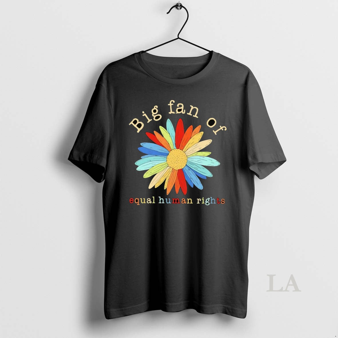 Original Flower Big Fan Of Equal Human Rights Shirt Hoodie Sweatshirt | PurePodTees.com