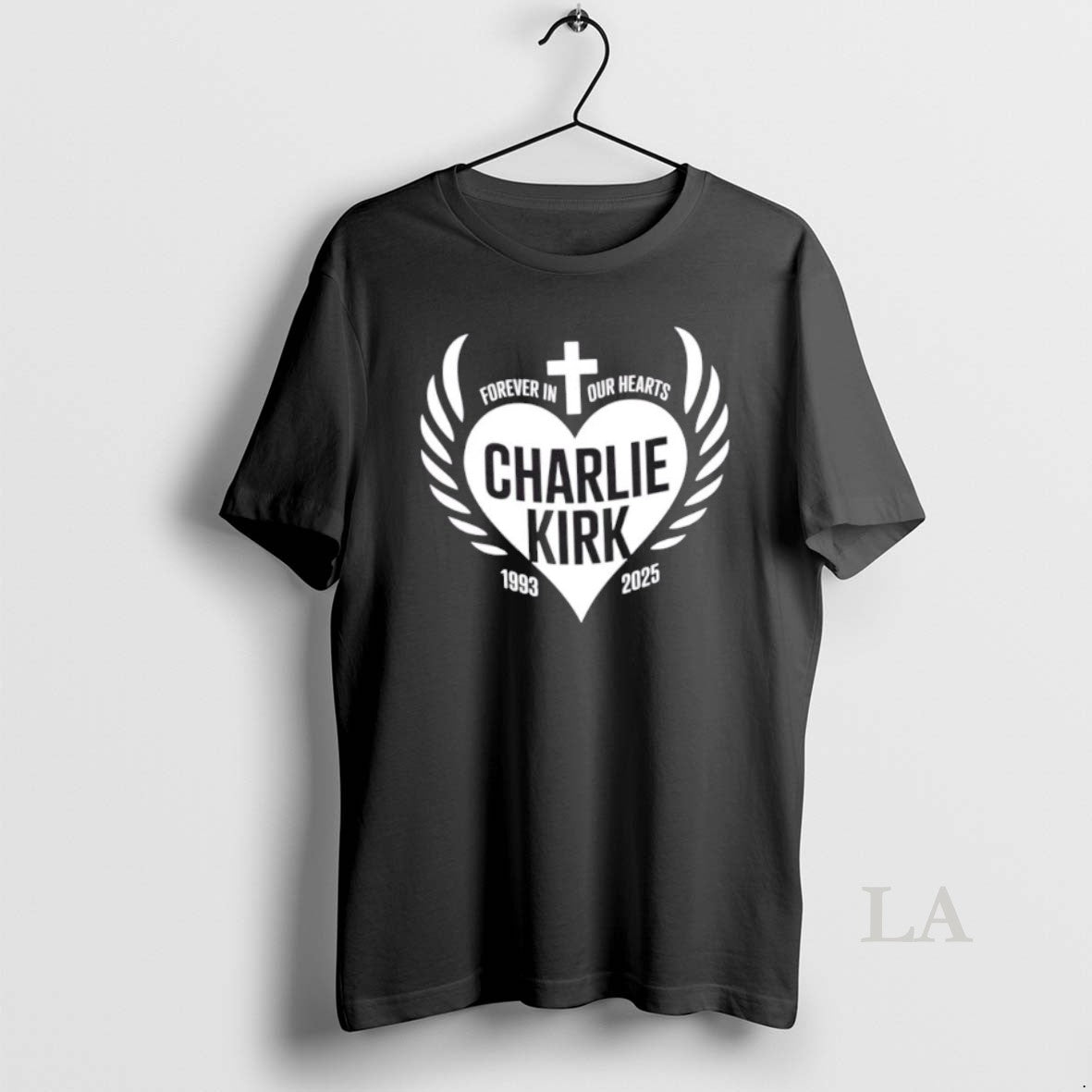 Original Forever In Our Hearts Charlie Kirk 1993 2025 Shirt Hoodie Sweatshirt | PurePodTees.com