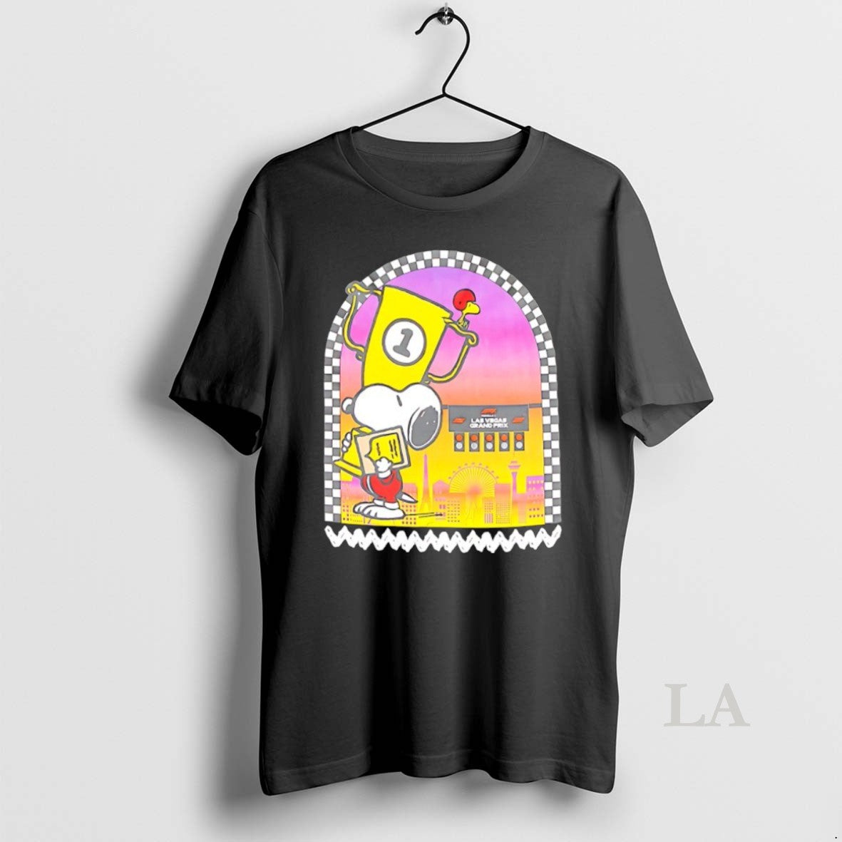 Original Formula 1 X Peanuts Las Vegas Grand Prix Full House Shirt Hoodie Sweatshirt | PurePodTees.com