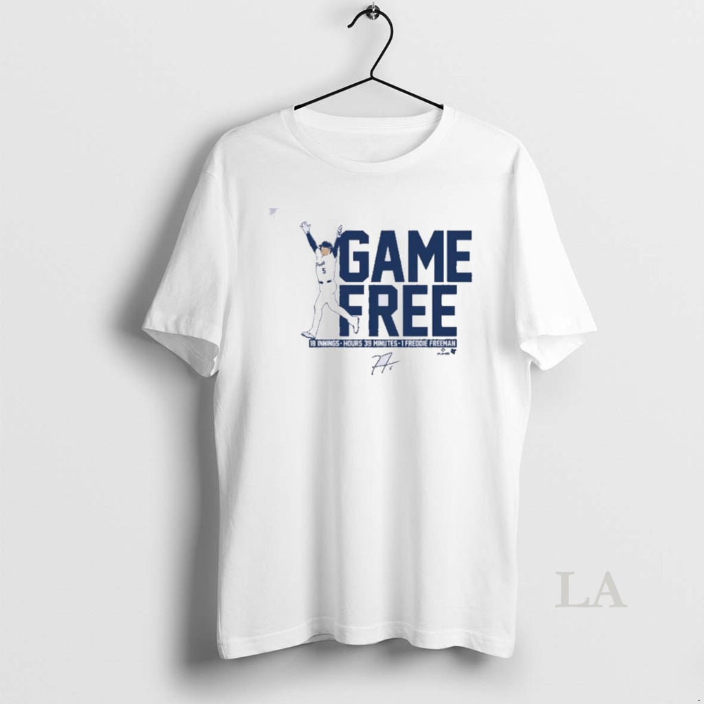 Original Freddie Freeman Game Free 18 Innings Shirt Hoodie Sweatshirt | PurePodTees.com