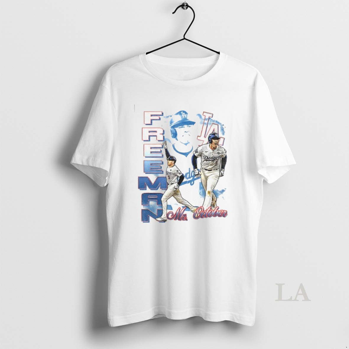 Original Freddie Freeman Mr October Los Angeles Dodgers Mlb Baseball Graphic Vintage Shirt Hoodie Sweatshirt