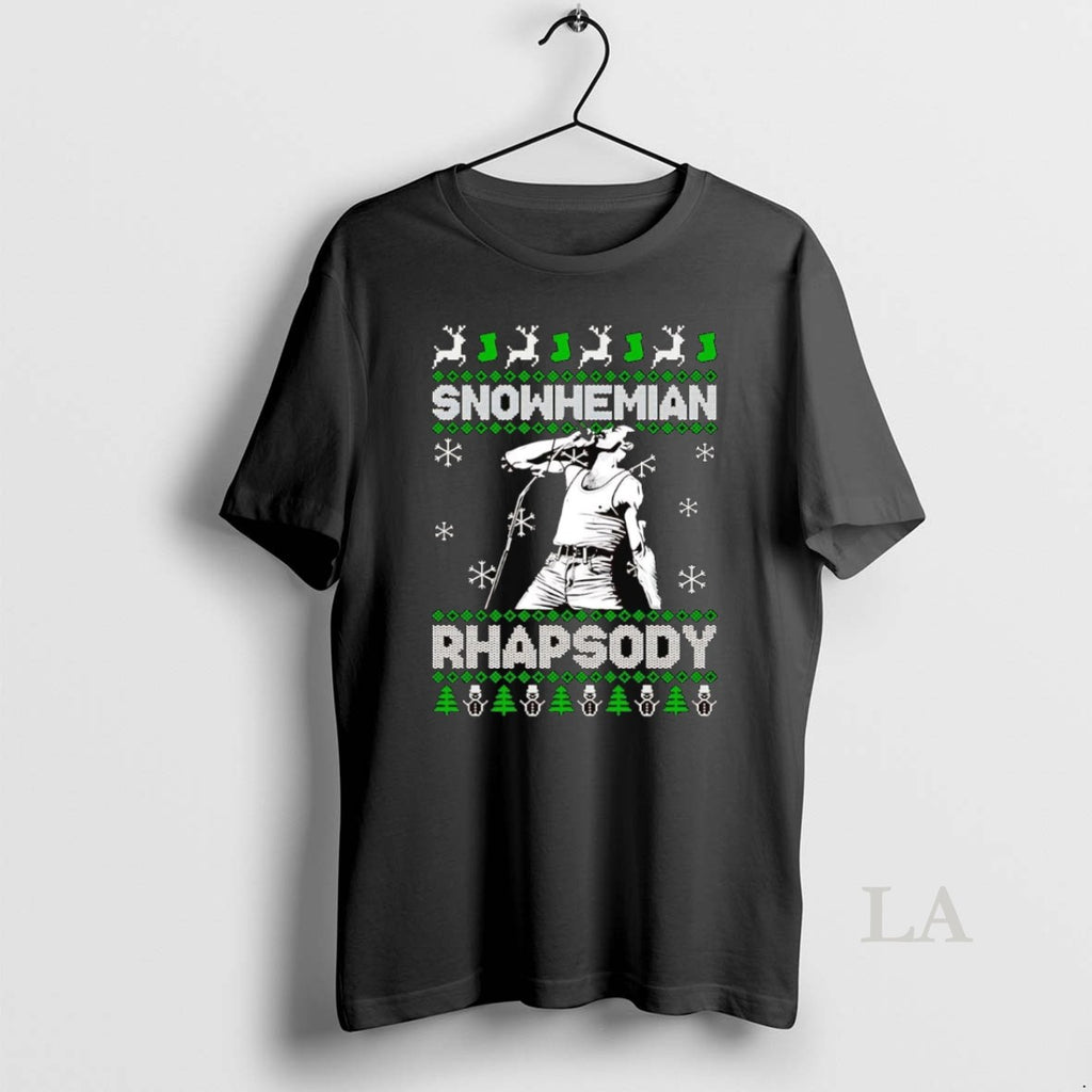 Original Freddie Mercury Snowhemian Rhapsody Ugly Christmas Shirt Hoodie Sweatshirt | PurePodTees.com