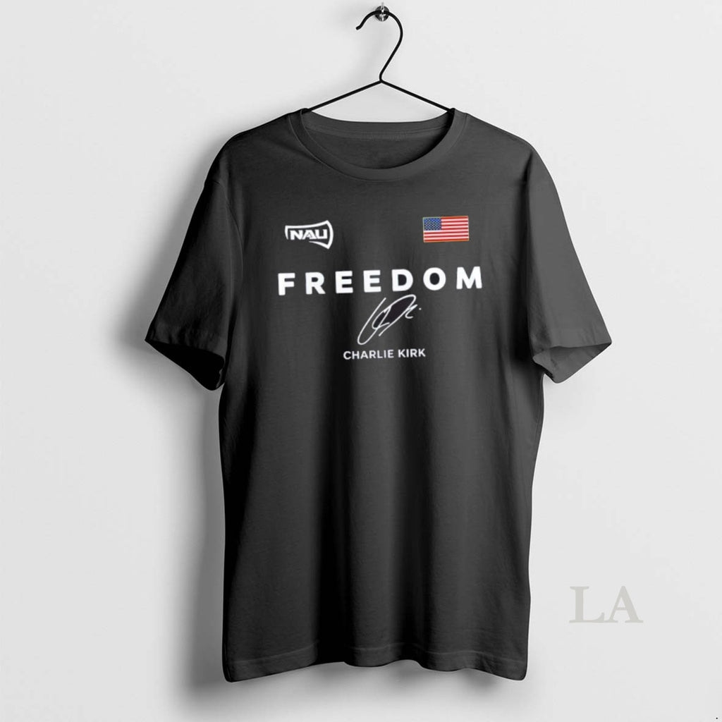 Original Freedom Charlie Kirk X Northern Arizona Lumberjacks Its All About Jesus 2 Sided Shirt Hoodie Sweatshirt