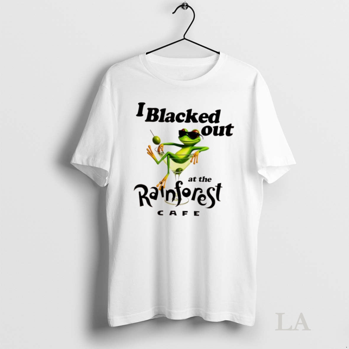Original Frog Martini Glass I Blacked Out At The Rainforest Cafe Shirt Hoodie Sweatshirt | PurePodTees.com