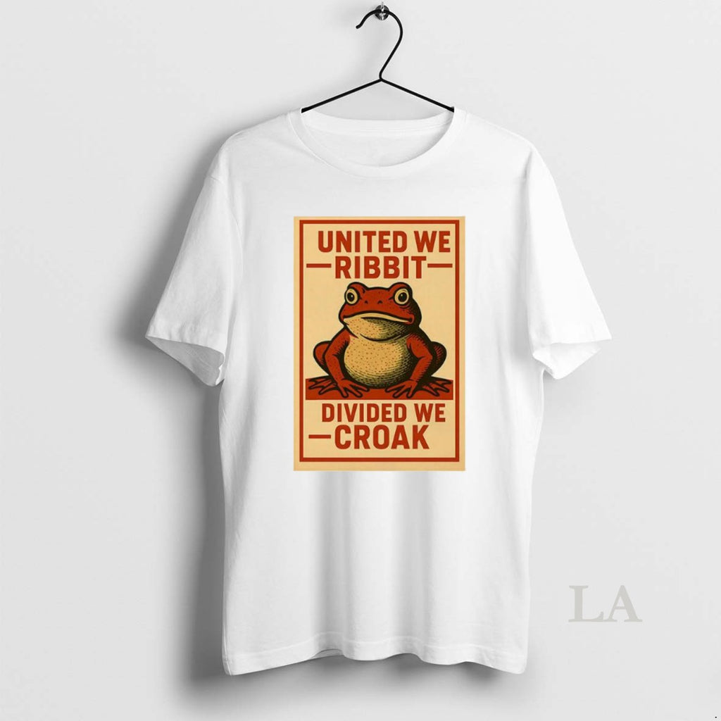 Original Frog United Me Ribbit Divided We Croak