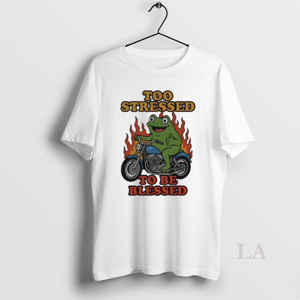 Original Frog Too Stressed To Be Blessed Shirt Hoodie Sweatshirt | PurePodTees.com