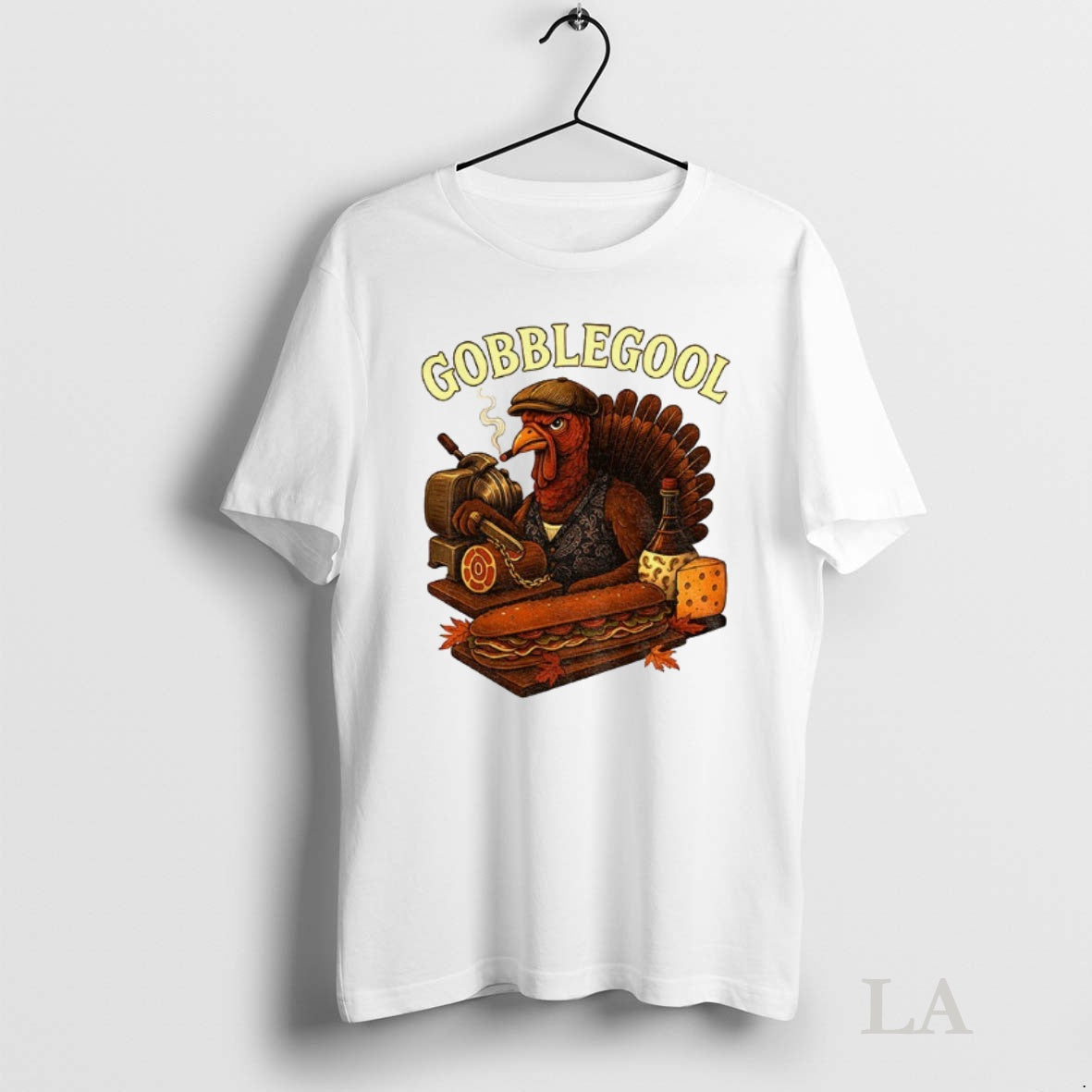 Original Funny Gobblegool Italian Turkey Chef Happy Thanksgiving Shirt Hoodie Sweatshirt | PurePodTees.com