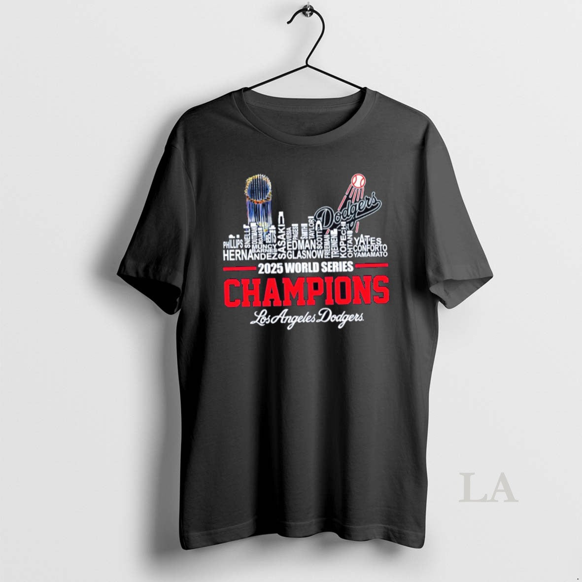 Original Funny Los Angeles Dodgers 2025 World Series Champs Skyline Shirt Hoodie Sweatshirt | PurePodTees.com