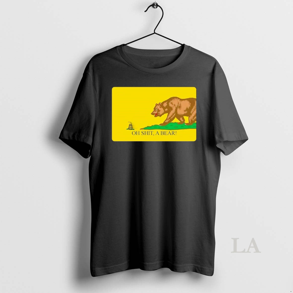 Original Gadsden Snake Oh Shit A California Bear Shirt Hoodie Sweatshirt | PurePodTees.com