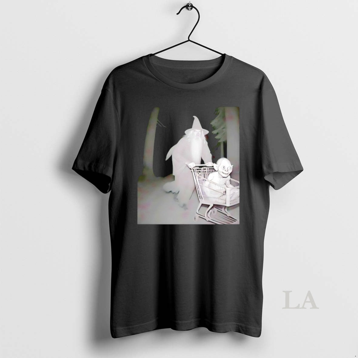 Original Gandalf Pushing Gollum In Shopping Cart Shirt Hoodie Sweatshirt | PurePodTees.com