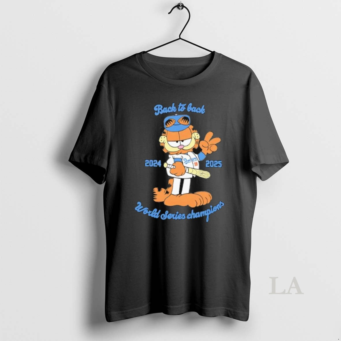 Original Garf Back To Back World Series Champions 2024 And 2025 Shirt Hoodie Sweatshirt | PurePodTees.com