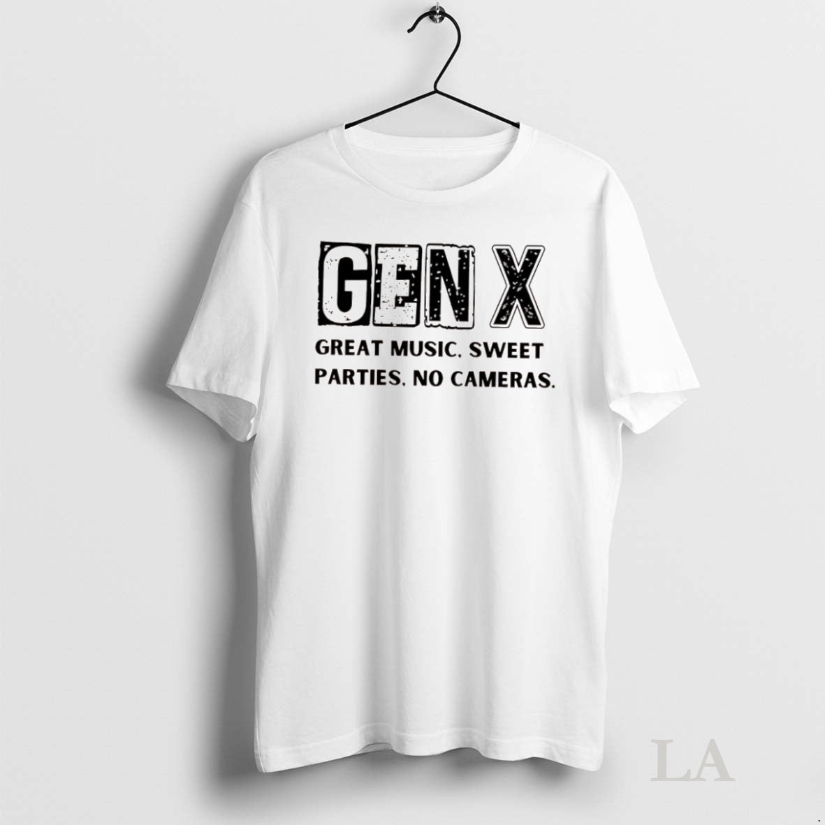Original Gen X Great Music Sweet Parties No Cameras Shirt Hoodie Sweatshirt | PurePodTees.com