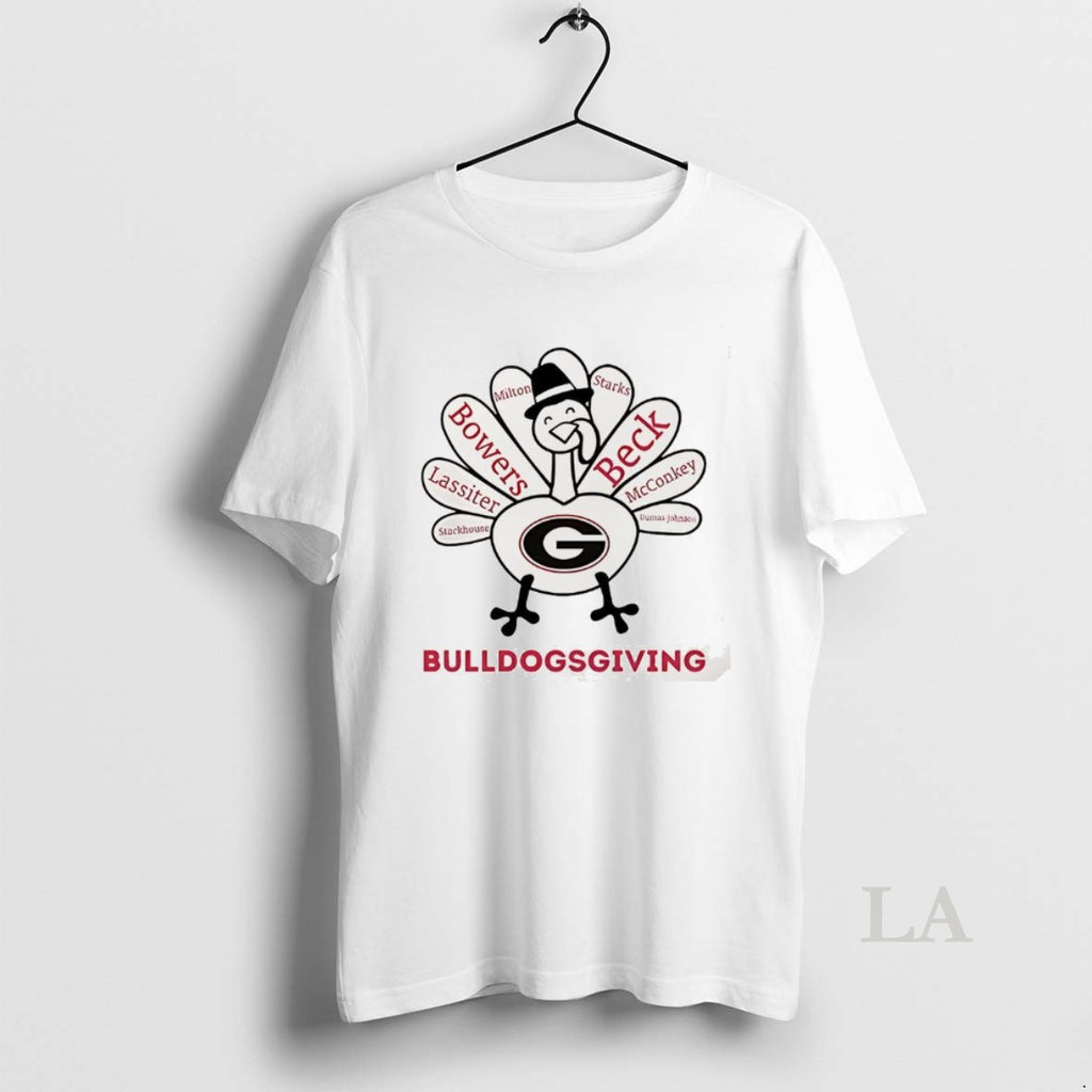 Original Georgia Bulldogs Turkey Bulldogsgiving Thanksgiving With Heroes Shirt Hoodie Sweatshirt | PurePodTees.com