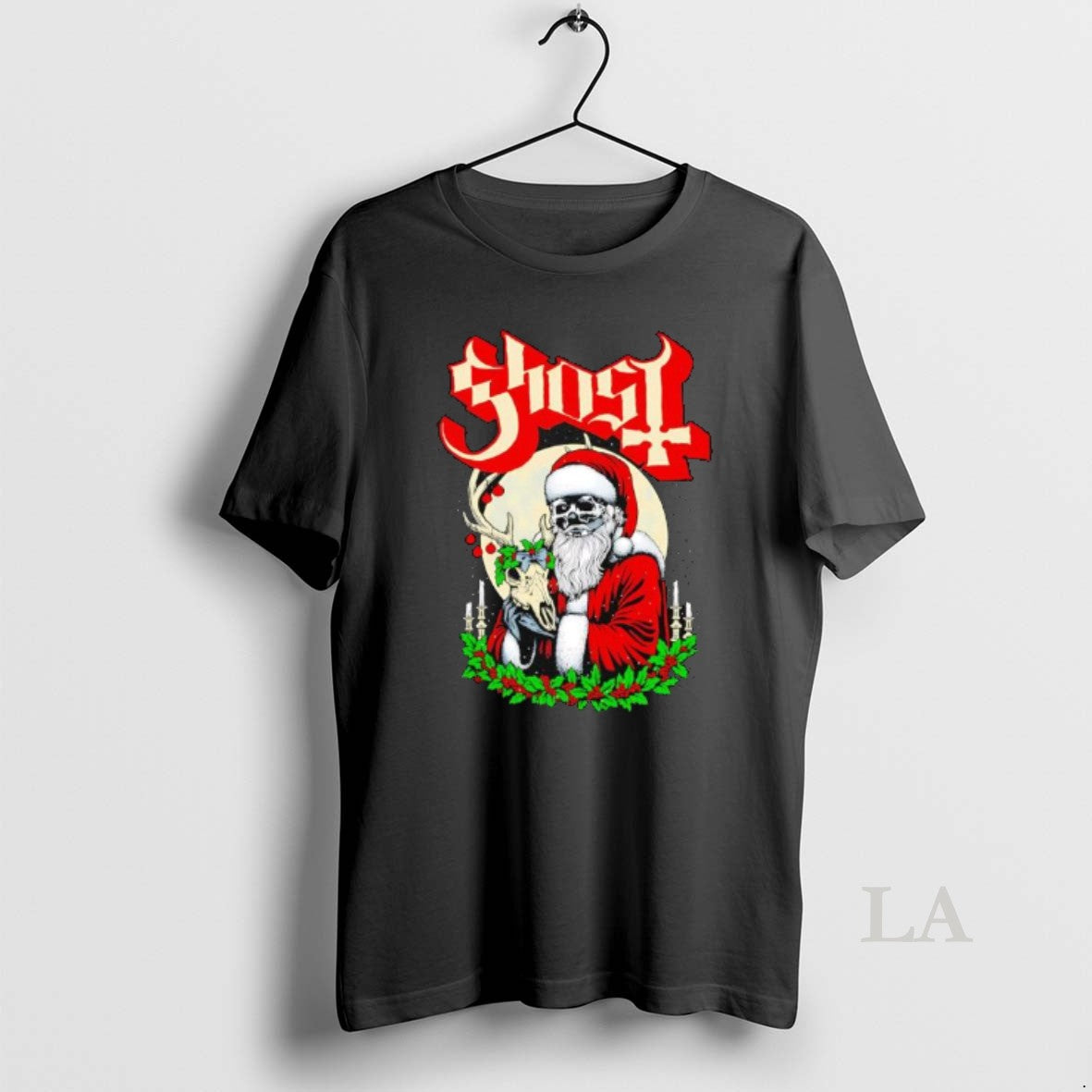 Original Ghost Father Christmas Santa Skeleton Graphic Shirt Hoodie Sweatshirt | PurePodTees.com