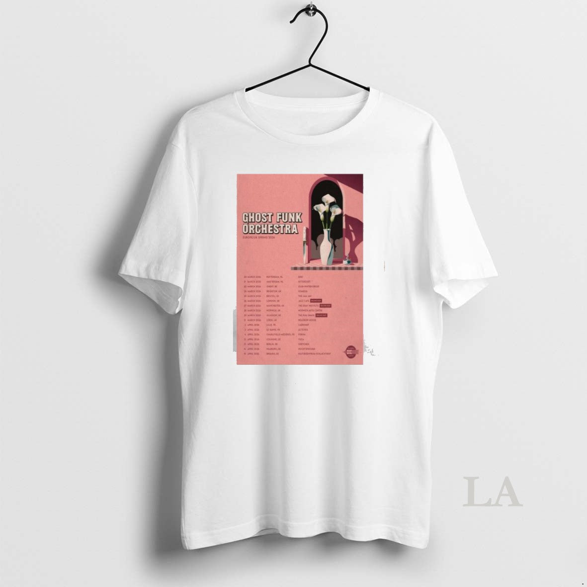 Original Ghost Funk Orchestra Europe And Uk Spring 2026 Shirt Hoodie Sweatshirt | PurePodTees.com