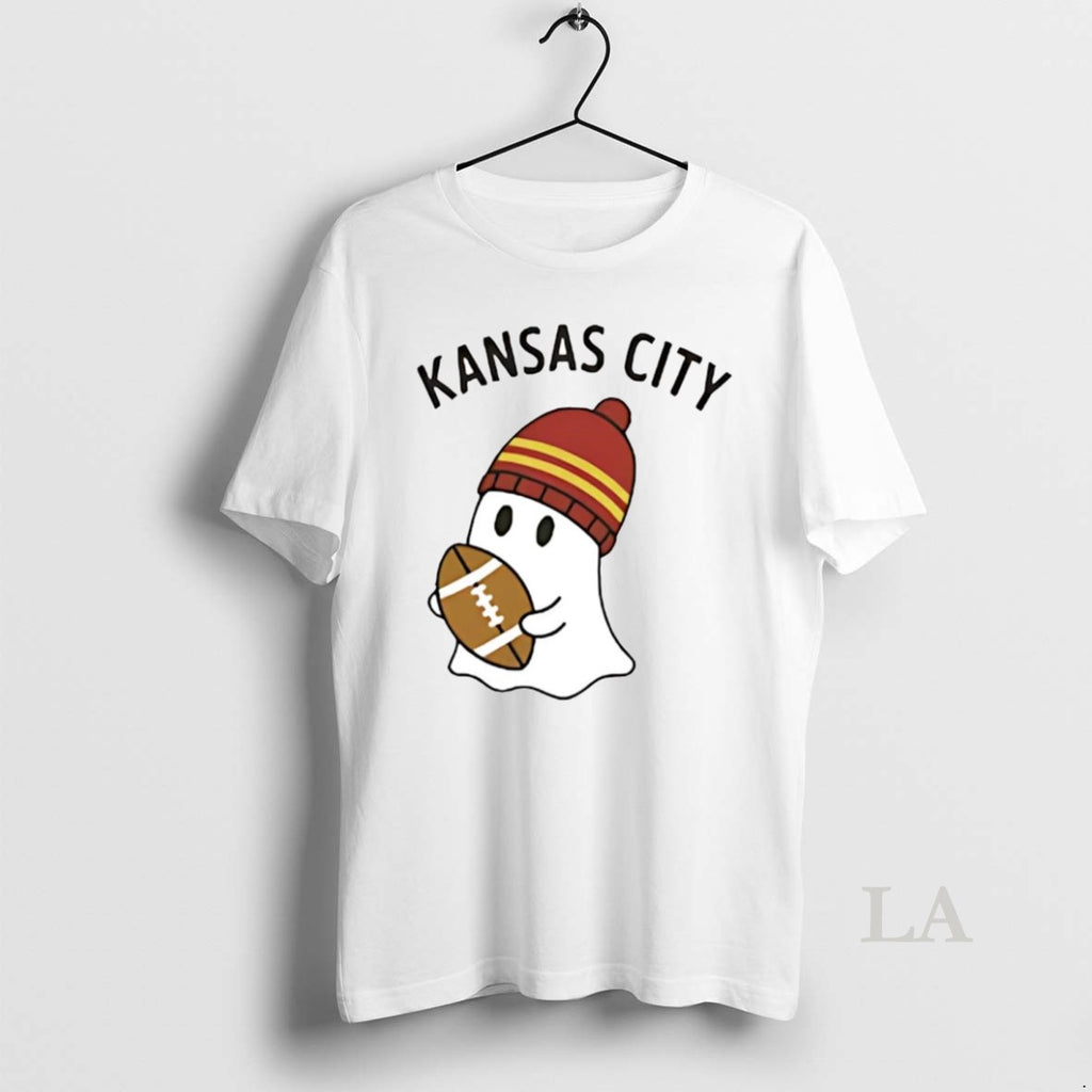 Original Ghost Kansas City Chiefts Halloween Shirt Hoodie Sweatshirt | PurePodTees.com