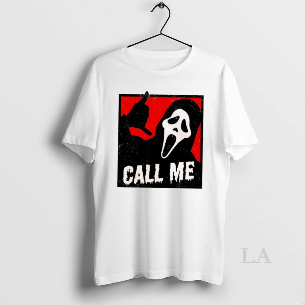 Original Ghostface Call Me Graphic Shirt Hoodie Sweatshirt | PurePodTees.com
