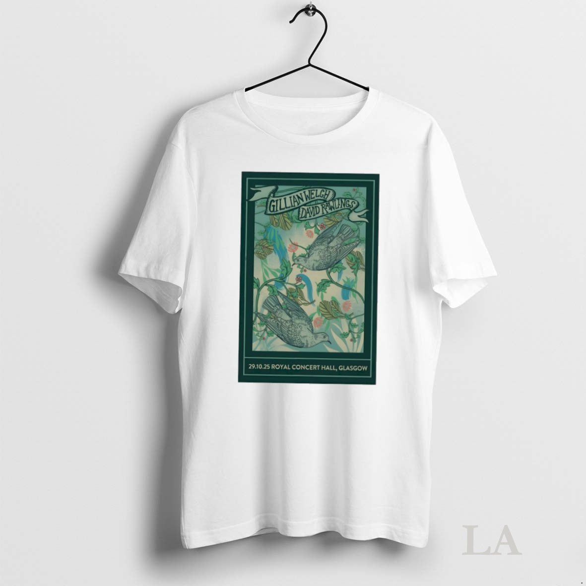 Original Gillian Welch Concert Glasgow Uk 2025 Shirt Hoodie Sweatshirt | PurePodTees.com