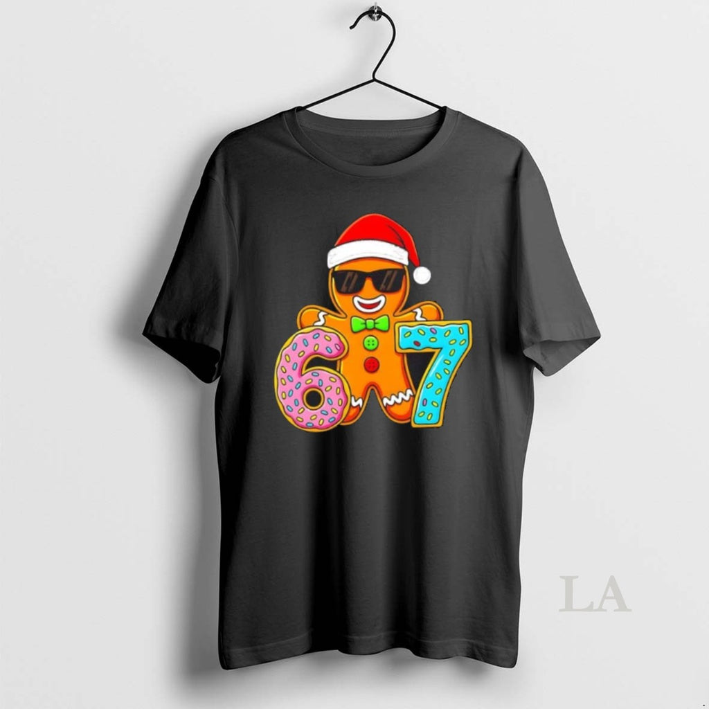 Original Gingerbread Six Seven 67 Ice Cream Christmas Shirt Hoodie Sweatshirt | PurePodTees.com