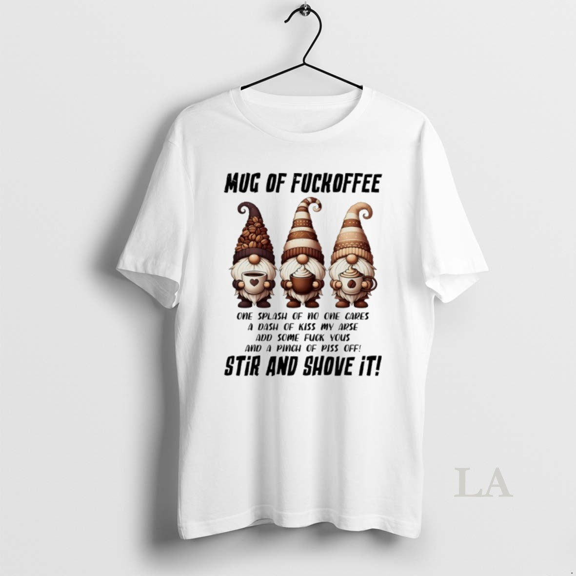 Original Gnome Christmas Of Fuckoffee Stir And Shove It Shirt Hoodie Sweatshirt | PurePodTees.com