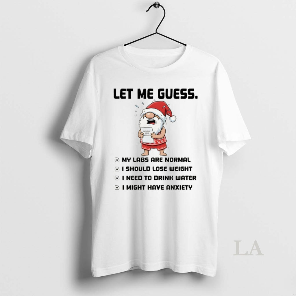 Original Gnome Santa Hat Let Me Guess My Labs Are Normal I Should Lose Weight Shirt Hoodie Sweatshirt | PurePodTees.com
