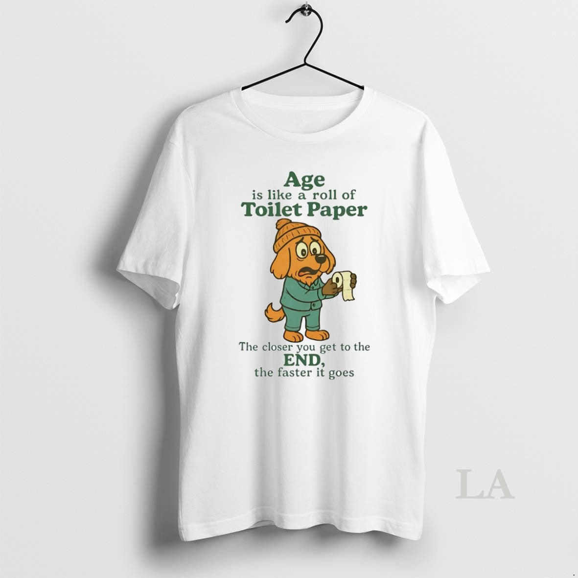 Original Golden Retriever Age Is Like A Roll Of Toilet Paper Shirt Hoodie Sweatshirt | PurePodTees.com