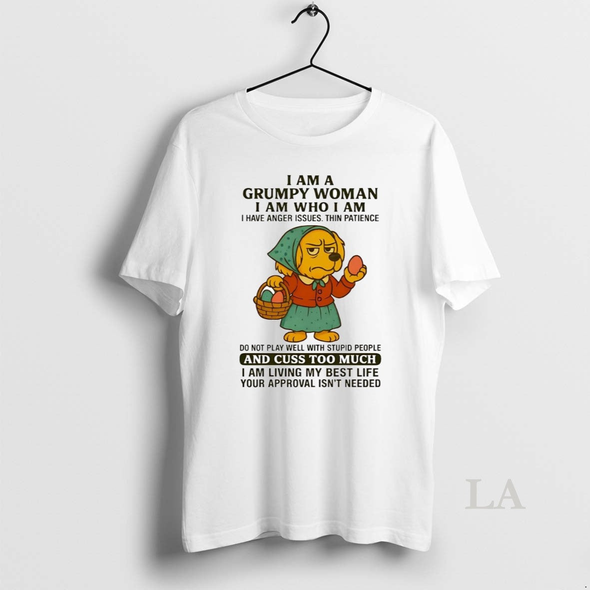 Original Golden Retriever I Am A Grumpy Woman I Am Who I Am Shirt Hoodie Sweatshirt | PurePodTees.com