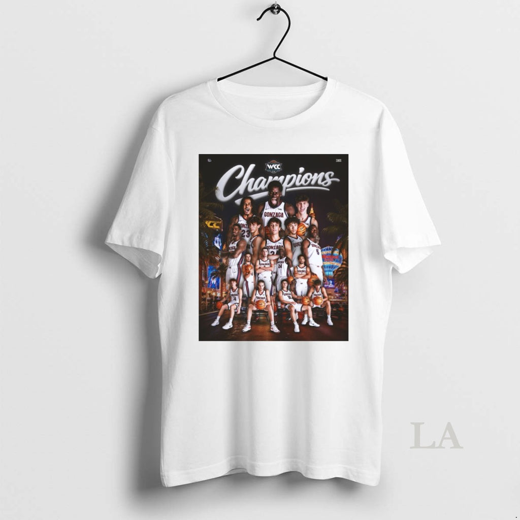 Original Gonzaga Bulldogs Mens Basketball 2026 Ncaa Di West Coast Conference Wcc Champions