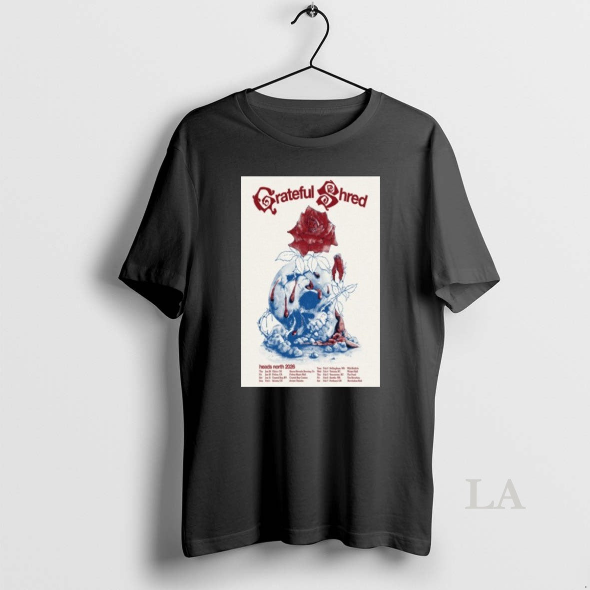 Original Grateful Shred Head North Tour 2026 Shirt Hoodie Sweatshirt | PurePodTees.com