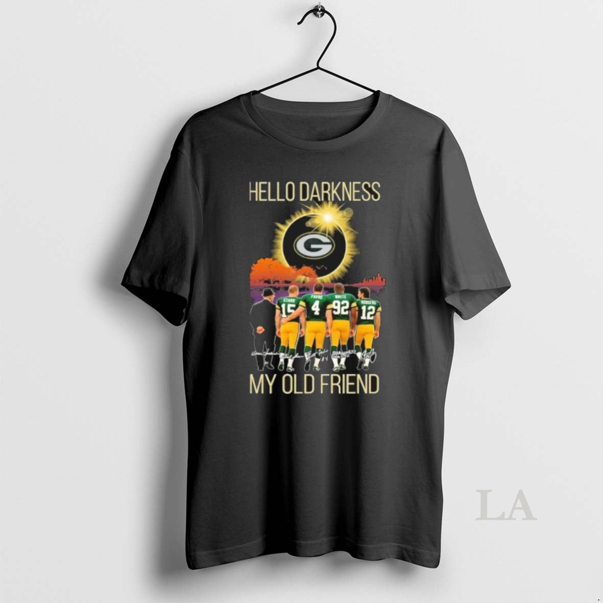 Original Green Bay Packers Hello Darkness My Old Friend Shirt Hoodie Sweatshirt | PurePodTees.com