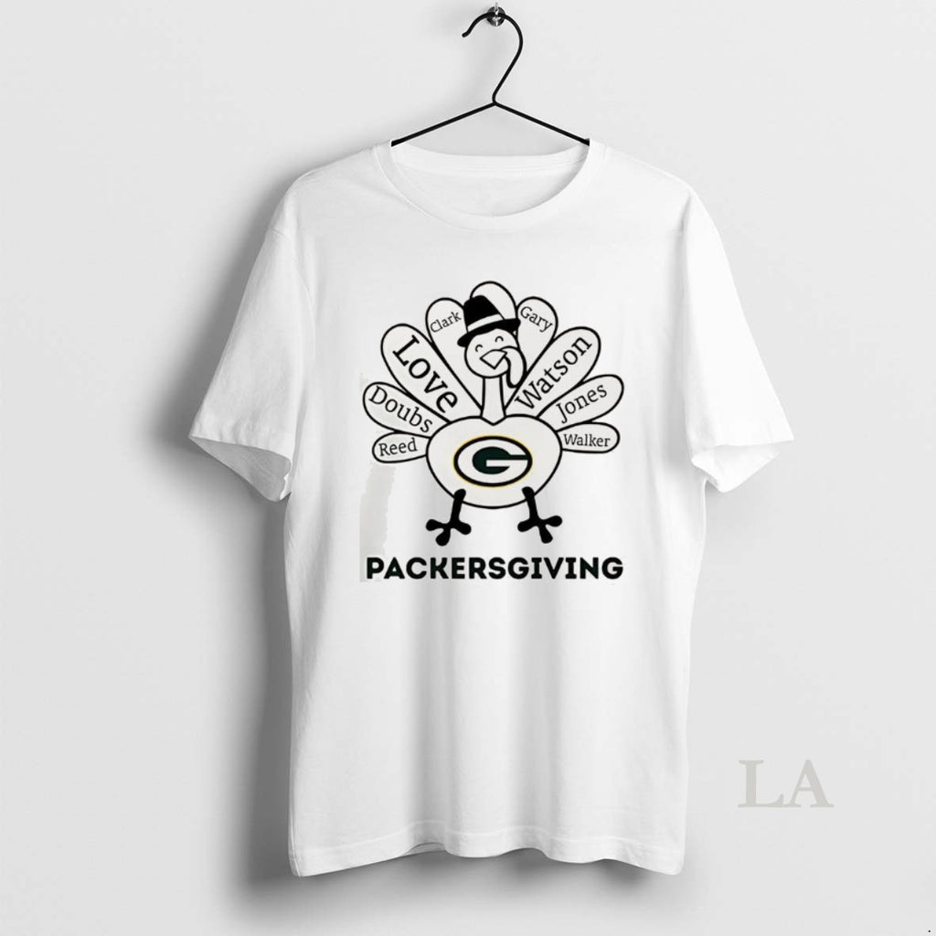 Original Green Bay Packers Turkey Packersgiving Thanksgiving With Heroes Shirt Hoodie Sweatshirt | PurePodTees.com