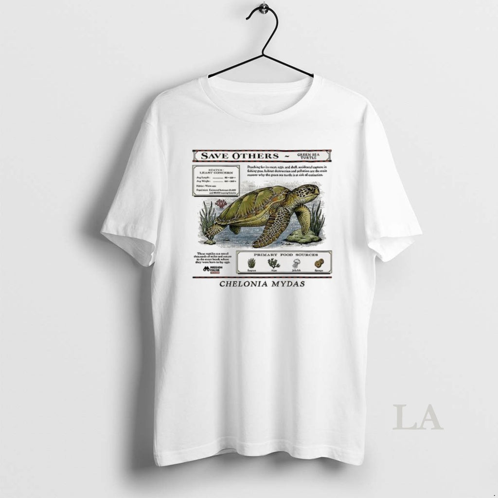 Original Green Sea Turtle Save Others Chelonia Mydas Shirt Hoodie Sweatshirt | PurePodTees.com