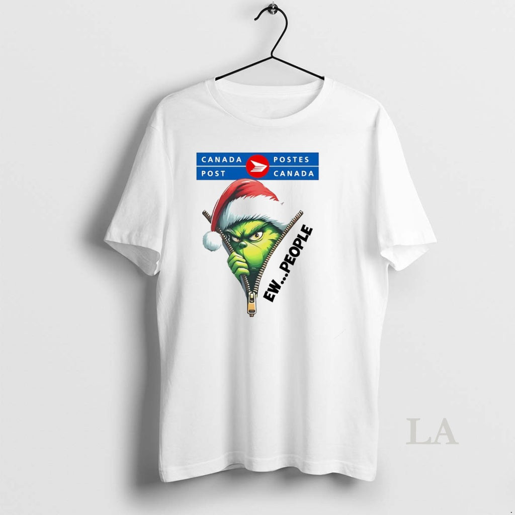 Original Grinch Canada Post Ew People Christmas Shirt Hoodie Sweatshirt | PurePodTees.com