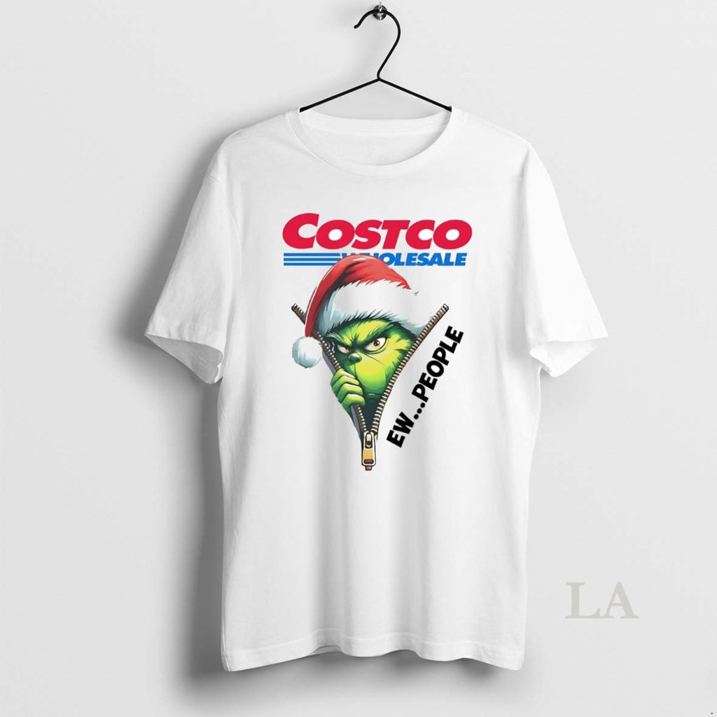 Original Grinch Costco Wholesale Ew People Christmas Shirt Hoodie Sweatshirt | PurePodTees.com